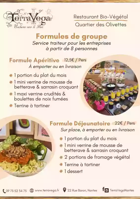 Privatisation Nantes - Privatisation restaurant Nantes - Privatiser anniversaire - TerraVega - restaurant nantes reservation en ligne