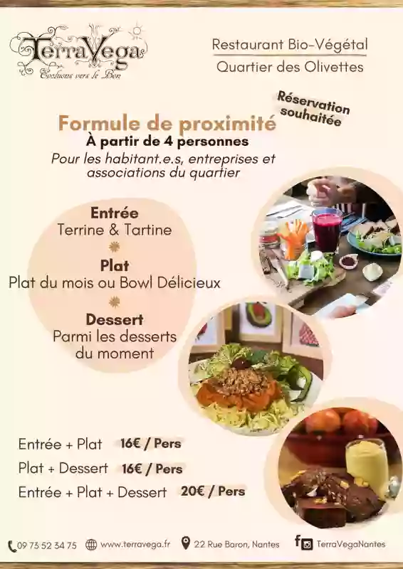 Privatisation Nantes - Privatisation restaurant Nantes - Privatiser anniversaire - TerraVega - restaurant vegan nantes centre